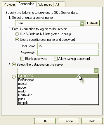 datalink-sqlserver-connection